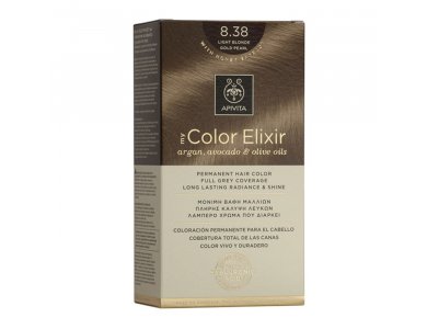 Apivita My Color Elixir N8.38 Ξανθό Ανοιχτό Μελί Περλέ, 50 & 75ml