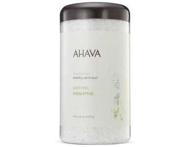 Ahava Dead Sea Salt Mineral Bath Salt, Άλατα Μπάνιου με Άρωμα Ευκάλυπτου για Καταπράυνση, 907g