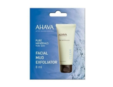 Ahava Time To Clear Facial Mud Exfoliator, Απολέπιση Προσώπου, 8ml