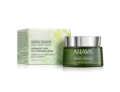 Ahava Mineral Radiance Overnight De-Stressing Cream, Θρεπτική Κρέμα Νυχτας, 50ml
