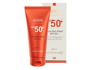 Ahava Facial Skin Shield SPF50+ PA++++, Αντηλιακή Κρέμα Προσώπου, 50ml