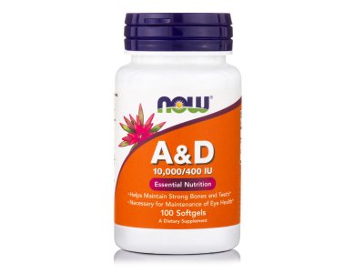 Now Vitamin A&D 10,000 IU/400IU 100softgels