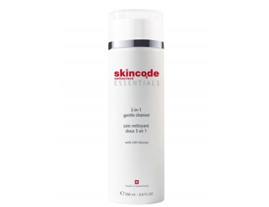Skincode 3 in 1 Gentle Cleanser -  Ενυδατικό γαλάκτωμα καθαρισμού 200 ml