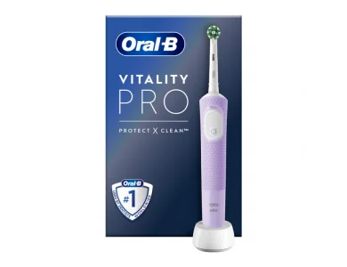 Oral-B Vitality Pro Ηλεκτρική Οδοντόβουρτσα Μωβ, 1τμχ