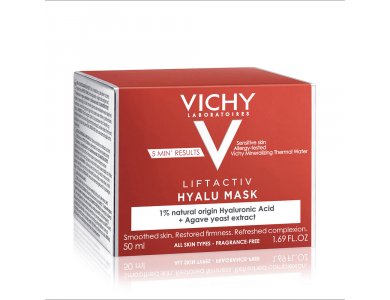 Vichy Liftactiv Hyalu Mask - Face Mask with Hyaluronic Acid 50ml