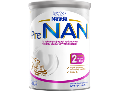 Nestle Pre Nan Discharge Γάλα για Λιποβαρή & Πρόωρα Βρέφη, 400gr
