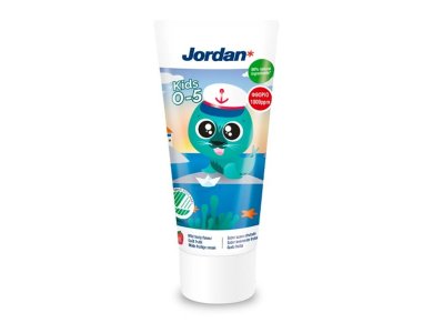 Jordan Kids Toothpaste 1000 ppm Παιδική Οδοντόκρεμα 0-5Y, 50ml