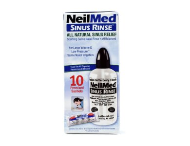 NeilMed Sinus Rinse Starter Kit Σύστημα Φυσικής Θεραπευτικής Ανακούφισης των Ρινικών Παθήσεων, 10 φάκελλοι