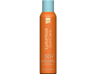 Intermed Luxurious Suncare Antioxidant Sunscreen Invisible Spray SPF 50+ Αντηλιακό Σπρέι για Πρόσωπο & Σώμα, 200ml