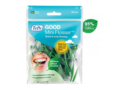 Tepe Good Mini Flosser, Συγκρατητήρας Νήματος Με Λαβή, 36τμχ