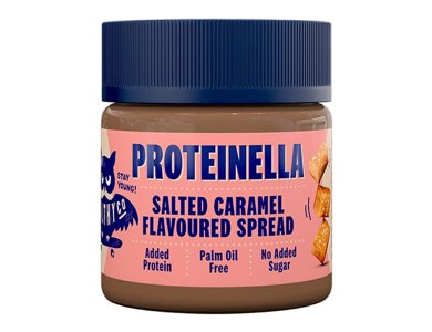 HealthyCo Proteinella Salted Caramel Άλειμμα Αλατισμένης Καραμέλας με Έξτρα Πρωτεΐνη Χωρίς Προσθήκη Ζάχαρης, 400gr