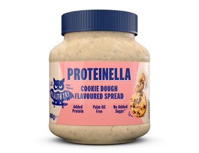 HealthyCo Proteinella Cookie Dough Άλλειμα με Γεύση Μπισκότου & Έξτρα Πρωτεΐνη Χωρίς Προσθήκη Ζάχαρης, 400gr
