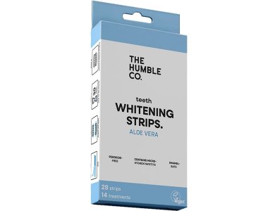 The Humble Co. Whitening Teeth Strips Fresh Aloe Vera Ταινίες Λεύκανσης Δοντιών με Γεύση Aloe Vera, 28τμχ