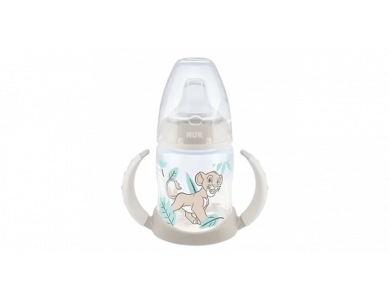 Nuk First Choice Disney Lion King, Μπιμπερό Εκπαίδευσης με Δείκτη Ελέγχου Θερμοκρασίας 6-18m, 150ml