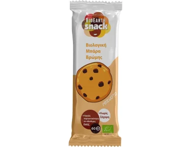 Bioearth Snack Μπάρα Βρώμης Μπισκότο, 60gr