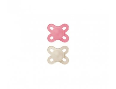 Mam Original Start, Ορθοδοντική Πιπίλα Σιλικόνης 0-2m, 2τεμ