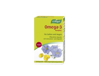 A. Vogel Omega-3 Complex Omega-3 Φυτική Πηγή Λιπαρών Οξέων Ω3, 30caps