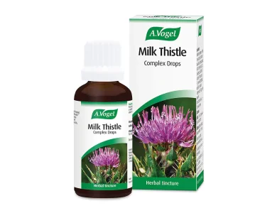 A. Vogel Milk Thistle Φυτικό Προστατευτικό του Ήπατος - Αποτοξινωτικό από Συνδυασμό Φρέσκων Βοτάνων με Βάση το Γαϊδουράγκαθο, 50ml