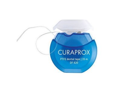 Curaprox DF 820 PTFE Dental Tape, Μεσοδόντια Οδοντική Ταινία 35m, 1τμχ