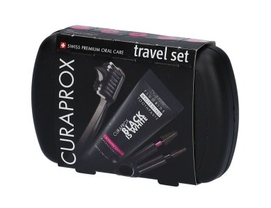 Curaprox Black Is White Travel Set Black 1 Τεμάχιο