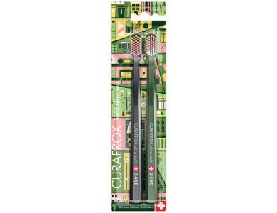 Curaprox 5460 Ultra Soft Toothbrush, Μαλακή Οδοντόβουρτσα Ενηλίκων, 2τεμ