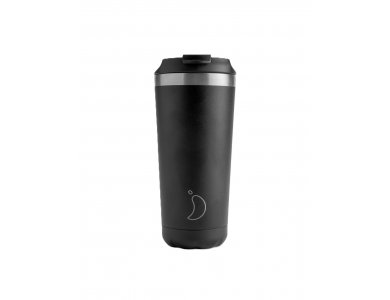 Chillys Coffee Monochrome Cup Black, Ανοξείδωτο Ποτήρι Καφέ, 500ml