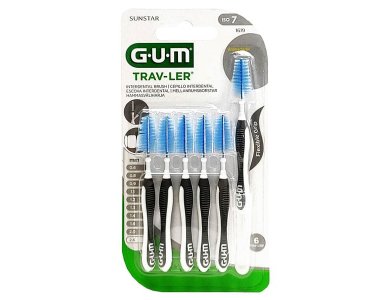 Gum Trav-ler Interdental Brush Μεσοδόντια Βουρτσάκια 2.6mm Γκρι, 6τεμ