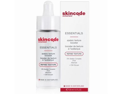 Skincode Essentials Azelaic Texture Booster, Ορός Απολέπισης, 30ml