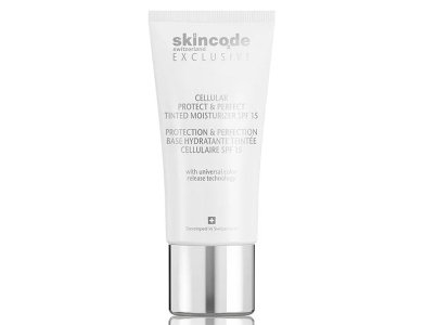 Skincode Exclusive Cellular Protect & Perfect Tinded, Κρέμα Προσώπου με Χρώμα & SPF15, 30ml