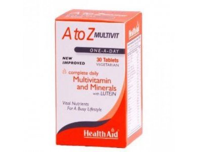 Health Aid AtoZ Active MultiVitamin 30tabs