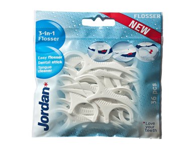 Jordan 3 in 1 Flosser, Οδοντικό Νήμα, 36τμχ