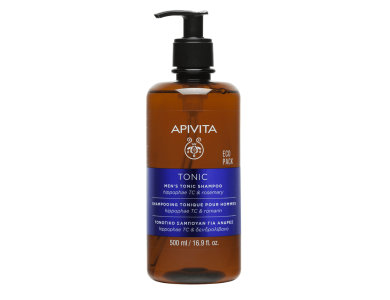 Apivita Eco Pack Men's Tonic Τονωτικό Σαμπουάν Κατα της Τριχόπτωσης με Ιπποφαές, 500ml