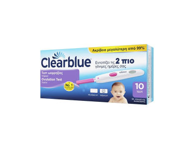 Clearblue Ψηφιακό Διαγνωστικό Τεστ Ωορρηξίας, 10τμχ