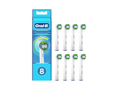 Oral-B Precision Clean Κεφαλές Βουρτσίσματος με Τεχνολογία CleanMaximiser, 8τμχ