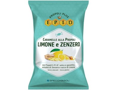 Specchiasol Epid Caramelle Alla Propoli Limone e Zenzero, Καραμέλες για Ερεθισμένο Λαιμό, 67,2gr