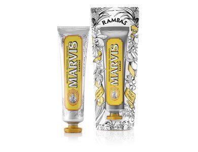Marvis Rambas Toothpaste Limited Edition, Οδοντόκρεμα με Γεύση Ροδάκινο-Ανανά & Μάνγκο, 75ml