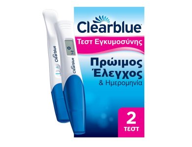 Clearblue Combo Pack Τεστ Εγκυμοσύνης Πρώιμος Έλεγχος & Ημερομηνία, 2τμχ