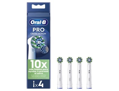 Oral-B Pro CrossAction Ανταλλακτικές Κεφαλές Ηλεκτρικής Οδοντόβουρτσας, 4τμχ