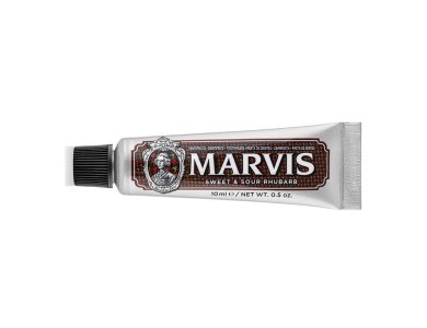 Marvis Sweet & Sour Rhubarb Mini Οδοντόκρεμα με Γλυκόξινο Ραβέντι, 10ml