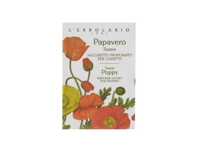 L'erbolario Papavero Soave Αρωματικά Σακουλάκια για Συρτάρια