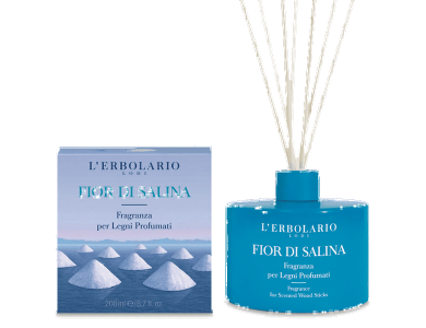 L'erbolario Fior di Salina Αρωματικό Χώρου με Ξύλινα Στικς 200ml