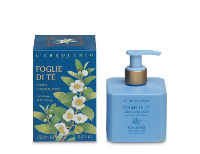 L'Erbolario Foglie di Te Crema Corpo Mani, Κρέμα Σώματος και Χεριών, 250ml