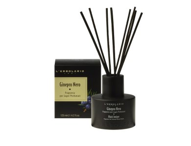 L'erbolario Ginepro Nero Αρωματικό Χώρου με Ξύλινα Στικς 125ml
