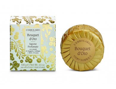 L'erbolario Golden Bouquet Αρωματικό Σαπούνι  100g