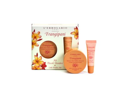 L’erbolario Frangipani Kit Piccoli Desideri Lip Balm λάμψης 10ml + Ενυδατική Κρεμά Χεριών 40ml