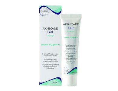Synchroline Aknicare Fast Gel Κρέμα για την Ακνεϊκή & Σμηγματορροϊκή Επιδερμίδα, 30ml