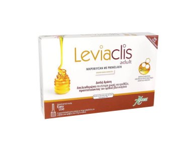 Aboca Leviaclis Adult, Μικροκλύσμα Ενηλίκων με Promelaxin για την Καταπολέμηση της Δυσκοιλιότητας, 6 x 10gr