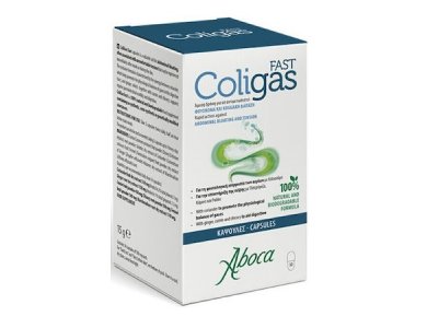 Aboca Fast Coligas, Συμπλήρωμα Διατροφής Για Την Αντιμετώπιση Του Φουσκώματος, 30caps