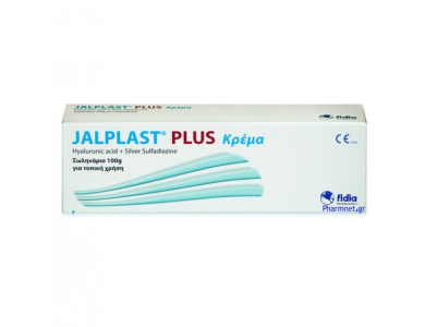 Jalplast Plus Κρέμα με Ισχυρή Αντιμικροβιακή Δράση, 100gr