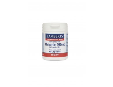 Lamberts Thiamin 100μg (Vitamin B1) 90caps